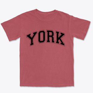 York North Dakota Varsity Premium Heavyweight T-shirt