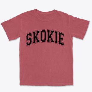 Skokie Illinois Varsity Premium Heavyweight T-shirt