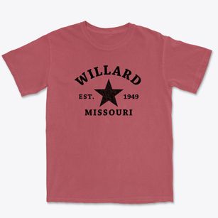 Willard Missouri Star Premium Heavyweight T-shirt