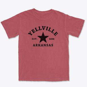 Yellville Arkansas Star Premium Heavyweight T-shirt