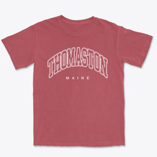Thomaston Maine Inline Premium Heavyweight T-shirt