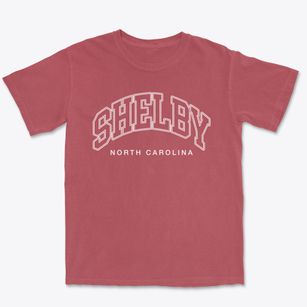 Shelby North Carolina Inline Premium Heavyweight T-shirt