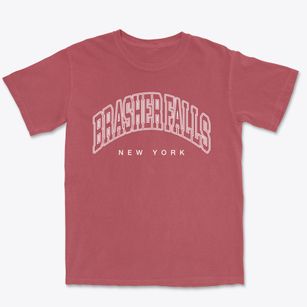 Brasher Falls New York Inline Premium Heavyweight T-shirt