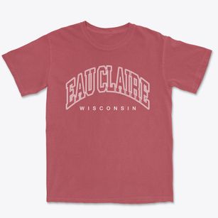 Eau Claire Wisconsin Inline Premium Heavyweight T-shirt