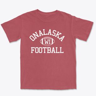 Onalaska Wisconsin Football Premium Heavyweight T-shirt