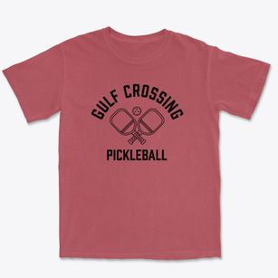 Gulf Crossing Louisiana Pickleball Premium Heavyweight T-shirt