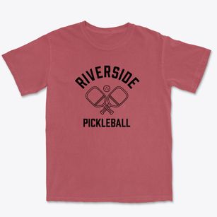 Riverside Nebraska Pickleball Premium Heavyweight T-shirt