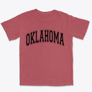  Oklahoma Varsity State Premium Heavyweight T-shirt