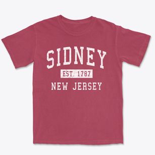 Sidney New Jersey Classic Established Premium Heavyweight T-shirt