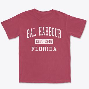 Bal Harbour Florida Classic Established Premium Heavyweight T-shirt