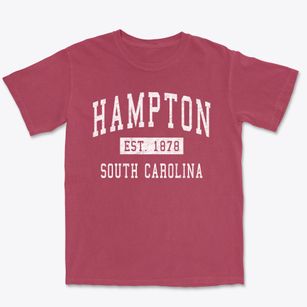 Hampton South Carolina Classic Established Premium Heavyweight T-shirt