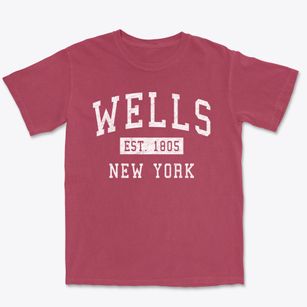 Wells New York Classic Established Premium Heavyweight T-shirt