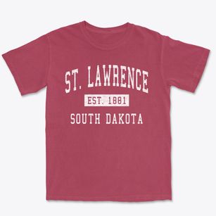 St. Lawrence South Dakota Classic Established Premium Heavyweight T-shirt