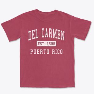 Del Carmen Puerto Rico Classic Established Premium Heavyweight T-shirt
