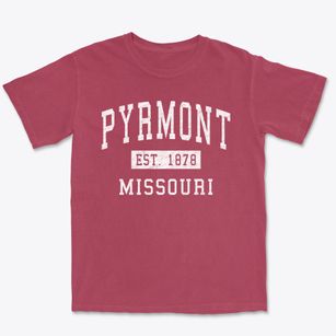 Pyrmont Missouri Classic Established Premium Heavyweight T-shirt