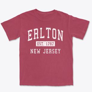 Erlton New Jersey Classic Established Premium Heavyweight T-shirt