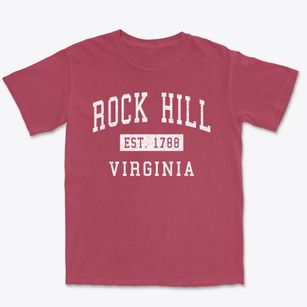 Rock Hill Virginia Classic Established Premium Heavyweight T-shirt
