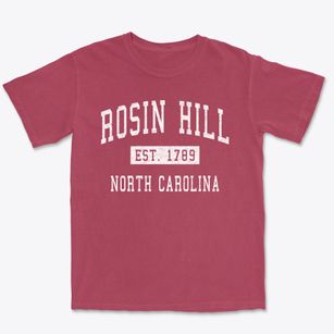 Rosin Hill North Carolina Classic Established Premium Heavyweight T-shirt