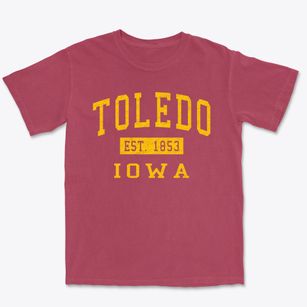 Toledo Iowa Classic Established Premium Heavyweight T-shirt