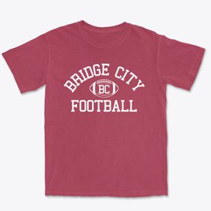 Bridge City Junior High School Classic Football Premium Heavyweight T-shirt