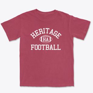 Heritage Academy Classic Football Premium Heavyweight T-shirt