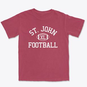Saint John Vianney School Classic Football Premium Heavyweight T-shirt
