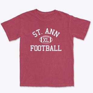 St. Ann Catholic Church Classic Football Premium Heavyweight T-shirt