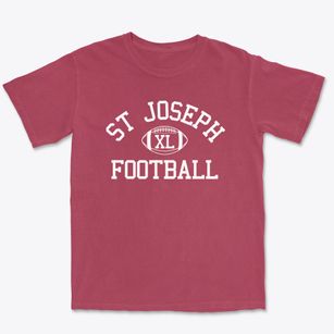 St Joseph Parish Classic Football Premium Heavyweight T-shirt