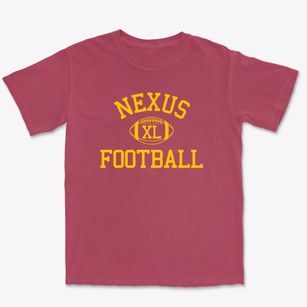 Nexus Academy Classic Football Premium Heavyweight T-shirt