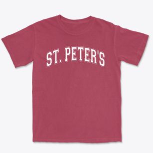 Saint Peter's Lutheran School Varsity Arch Premium Heavyweight T-shirt
