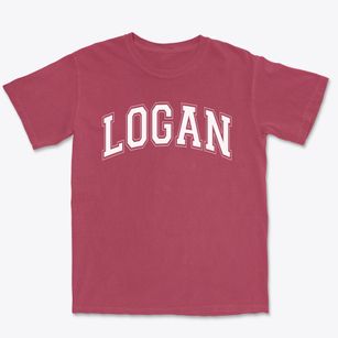 Logan Elementary School Varsity Arch Premium Heavyweight T-shirt
