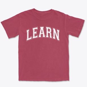 Learn Charter School Varsity Arch Premium Heavyweight T-shirt
