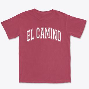El Camino Alternative School Varsity Arch Premium Heavyweight T-shirt