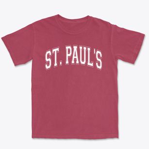 Saint Paul's Lutheran School Varsity Arch Premium Heavyweight T-shirt