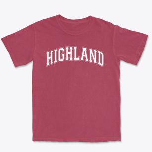 Highland Christian School Varsity Arch Premium Heavyweight T-shirt