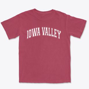 Iowa Valley High School Varsity Arch Premium Heavyweight T-shirt