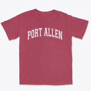Port Allen Elementary School Varsity Arch Premium Heavyweight T-shirt