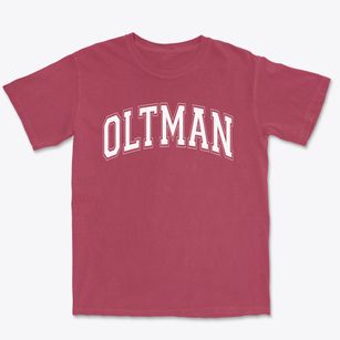 Oltman Junior High School Varsity Arch Premium Heavyweight T-shirt