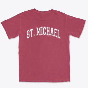 St. Michael Catholic High School Varsity Arch Premium Heavyweight T-shirt