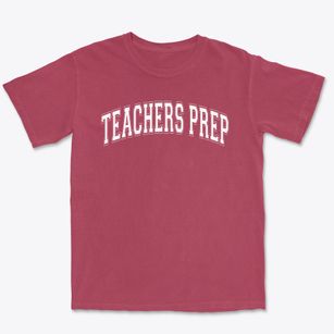 Teachers Prep School Varsity Arch Premium Heavyweight T-shirt