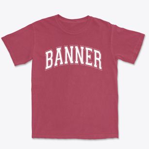 Banner Elementary School Varsity Arch Premium Heavyweight T-shirt