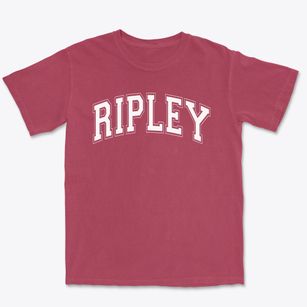 Ripley High School Varsity Arch Premium Heavyweight T-shirt