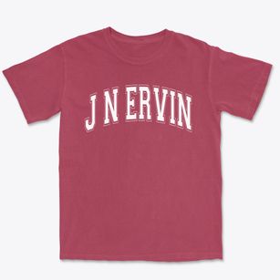 J N Ervin Elementary School Varsity Arch Premium Heavyweight T-shirt