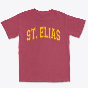 St Elias Parish Varsity Arch Premium Heavyweight T-shirt