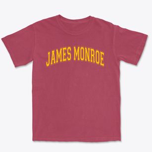 James Monroe Middle School Varsity Arch Premium Heavyweight T-shirt
