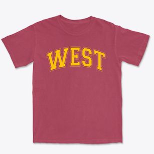 West Middle School Varsity Arch Premium Heavyweight T-shirt