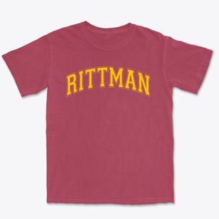 Rittman Elementary School Varsity Arch Premium Heavyweight T-shirt