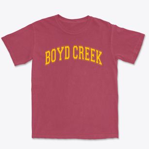 Boyd Creek Elementary School Varsity Arch Premium Heavyweight T-shirt
