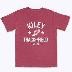 Kiley Middle School Track and Field Premium Heavyweight T-shirt