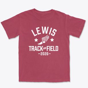 Lewis Middle School Track and Field Premium Heavyweight T-shirt